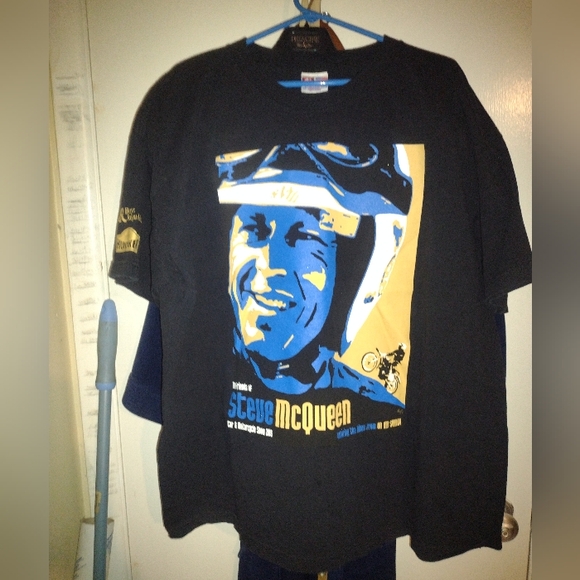 Steve McQueen on any sunday shirt size 2XL - Picture 1 of 5